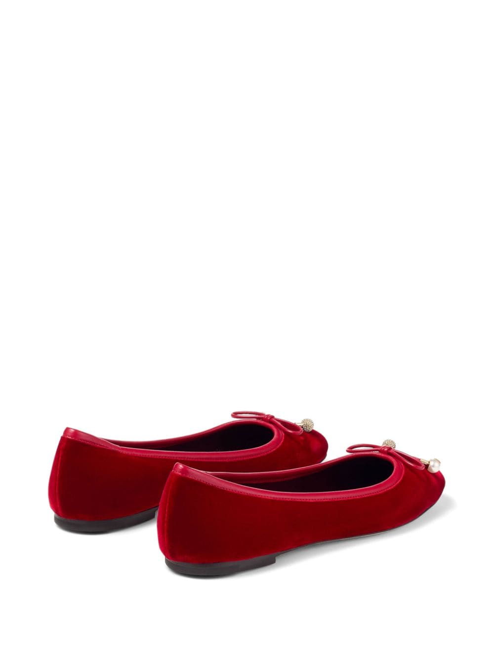 Jimmy Choo Elme ballet flats Red