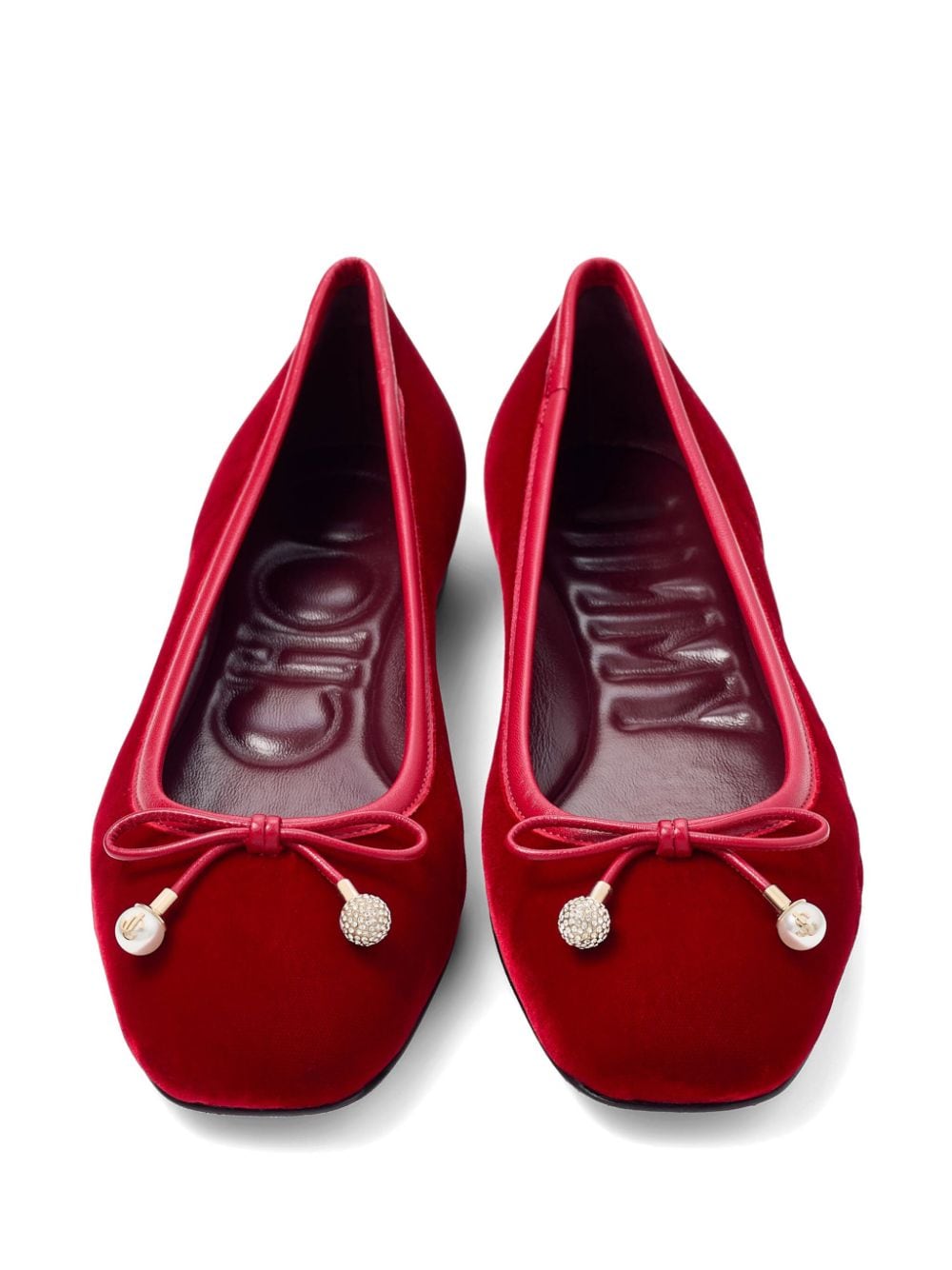 Jimmy Choo Elme ballet flats Red