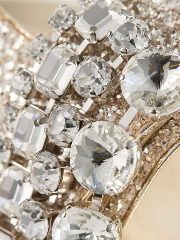 【Jimmy Choo】Verity 装飾 グリッター サンダル☆関税込 Jimmy Choo Verity サンダル | ゴールドトーン | FARFETCH JP