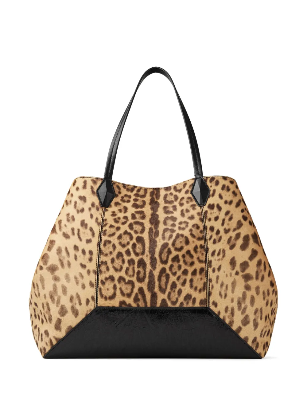 Jimmy Choo Diamond grote gebreide shopper - Zwart