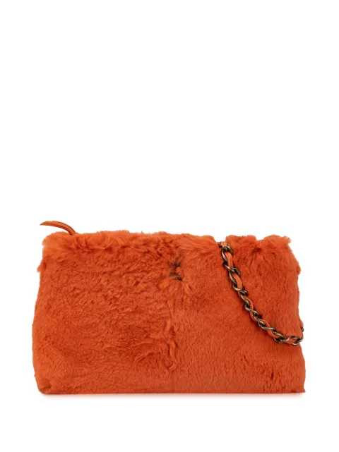 CHANEL 2000-2002 CC Fur crossbody bag Women
