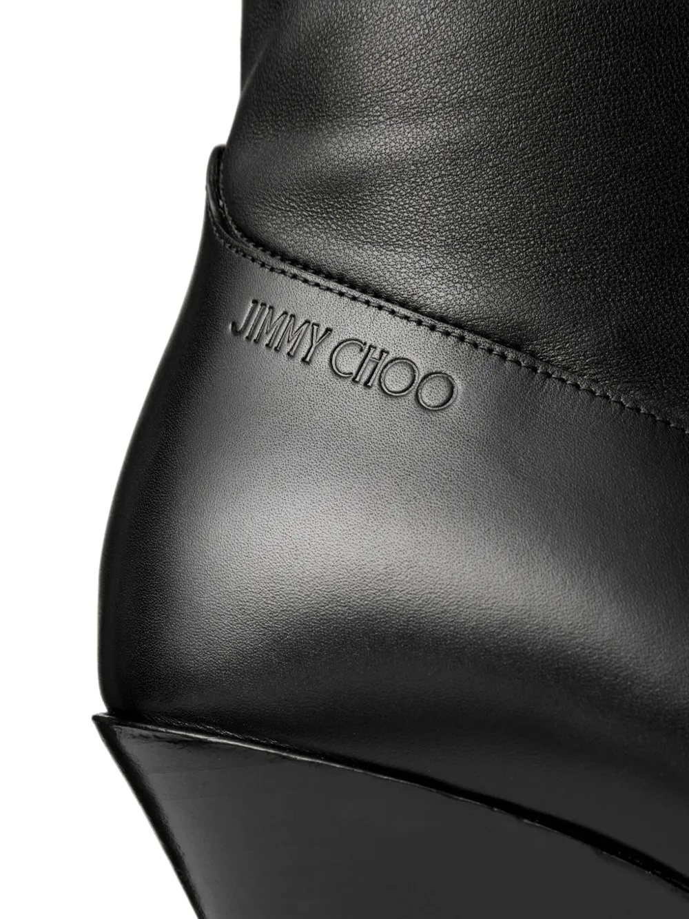 Jimmy Choo 60 mm Hadley enkellaarzen Zwart