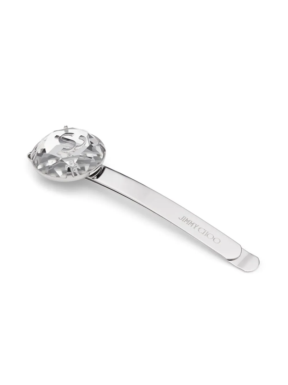 Jimmy Choo Haarspeld versierd met kristallen - Zilver