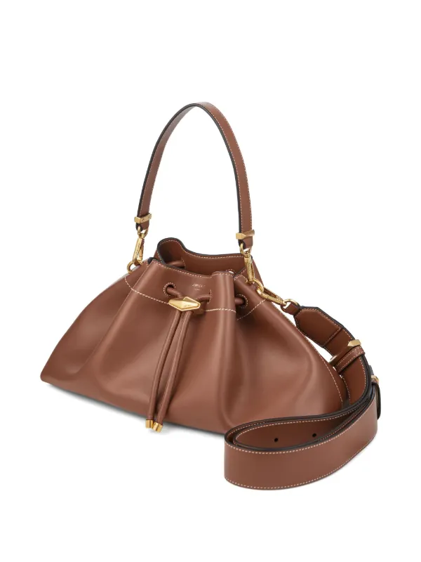 Jimmy Choo Cinch ショルダーバッグ M | ブラウン | FARFETCH JP