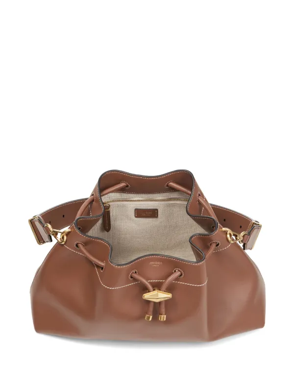 Jimmy Choo Cinch ショルダーバッグ M | ブラウン | FARFETCH JP