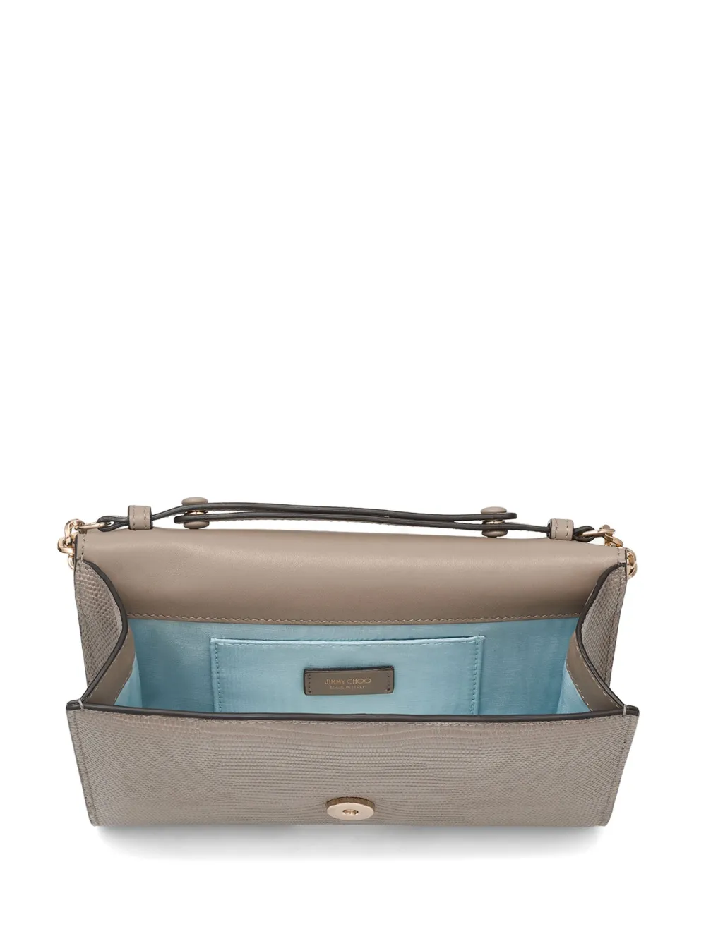 Jimmy Choo Avenue gewatteerde clutch Beige