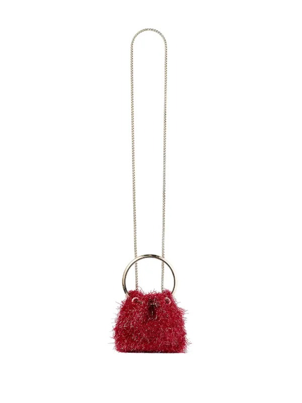 Jimmy Choo Bon Bon バケットバッグ ミニ | レッド | FARFETCH JP
