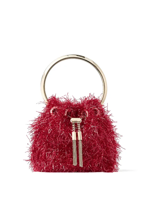 Jimmy Choo Bon Bon バケットバッグ ミニ | レッド | FARFETCH JP
