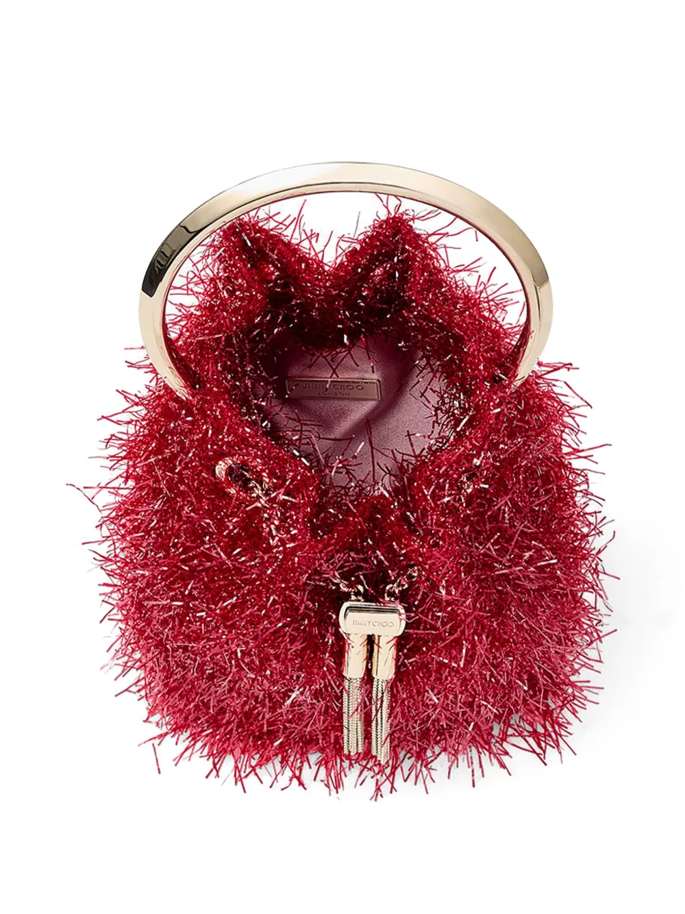 Jimmy Choo Bon kleine bucket-tas Rood