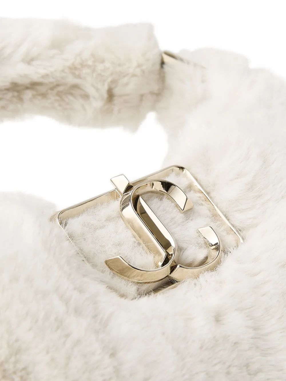 Shop Jimmy Choo Mini Edie Handbag In White