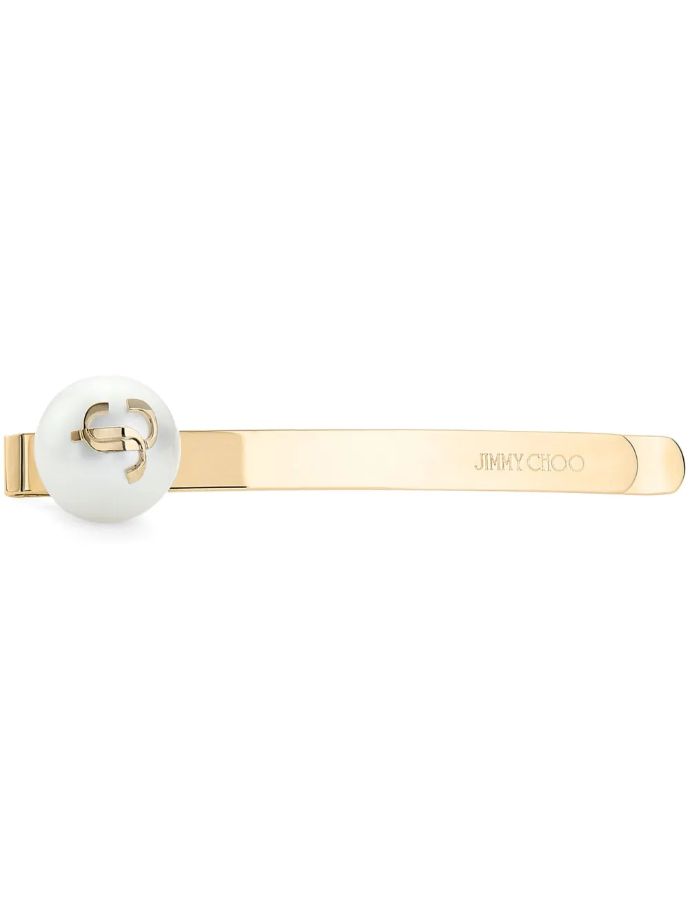 Jimmy Choo ヘアクリップ - ゴールドトーン Jimmy Choo ヘアクリップ - ゴールドトーン