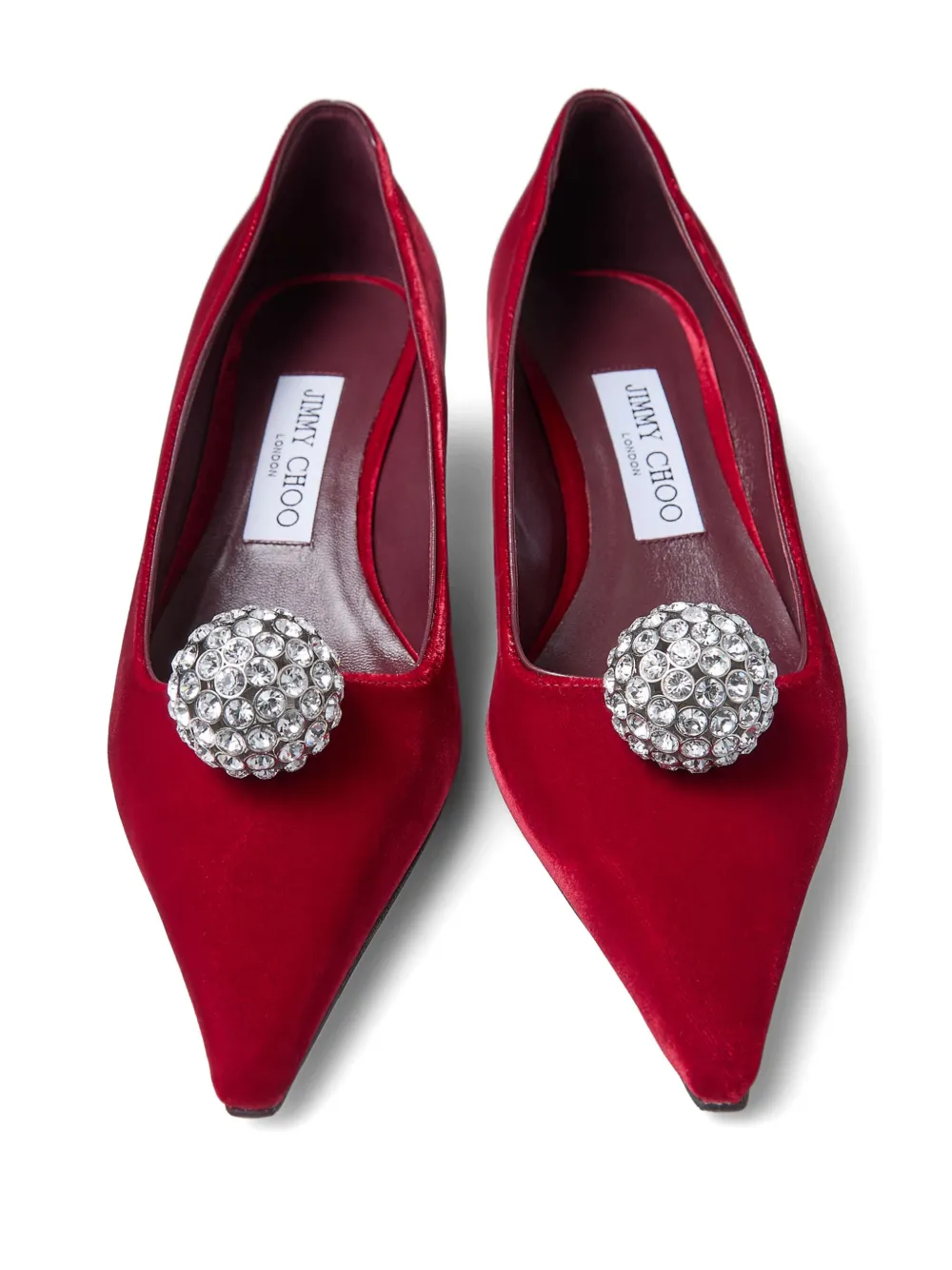 Jimmy Choo 50mm Orb Pumps | Red | FARFETCH