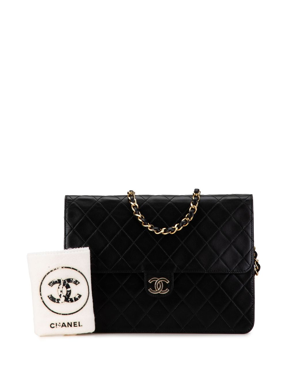 CHANEL 1996-1997 CC Quilted Lambskin Single Flap crossbody bag Women