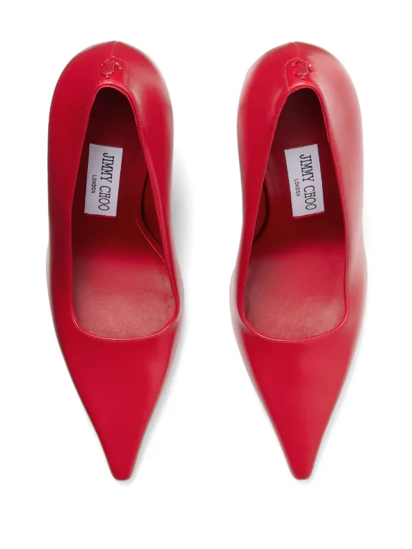 miii⚫︎1/2 Jimmy Choo 95mm Ixia Pumps | Red | FARFETCH RO