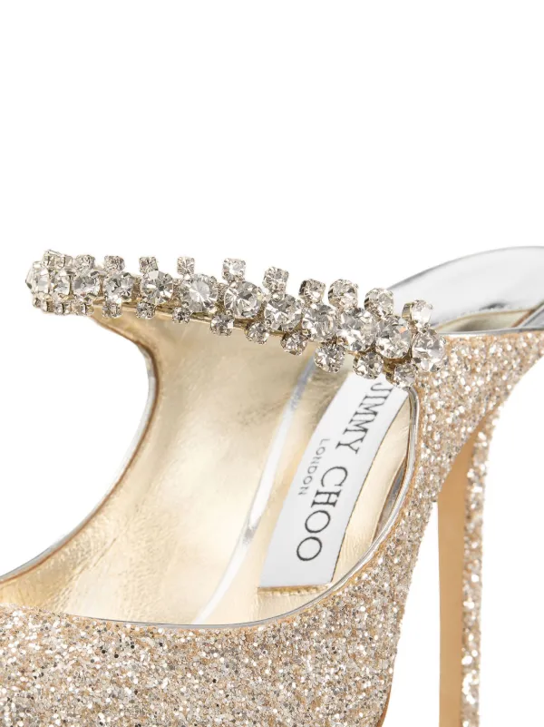 JIMMY CHOO Bing 100 スエード ミュール Jimmy Choo Bing 100mm ミュール | ニュートラル | FARFETCH JP