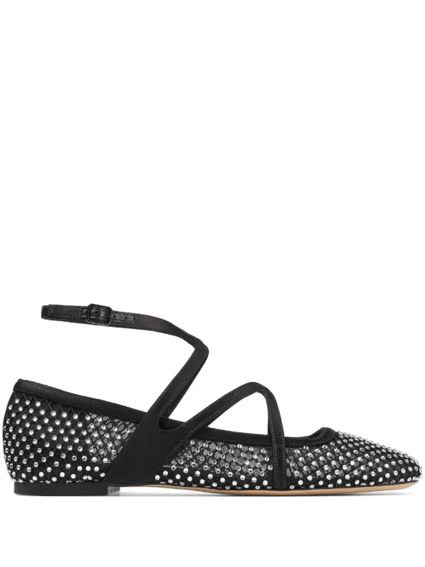 Jimmy Choo Astoria Ballet Flats in Black