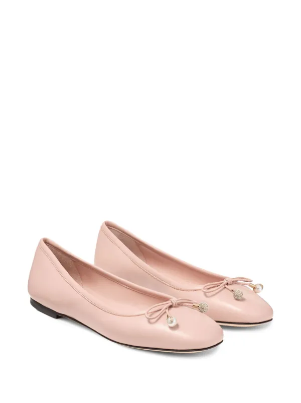Jimmy Choo Elme Ballet Flats | Pink | FARFETCH CA Jimmy Choo Elme Ballet Flats | Pink | FARFETCH CA