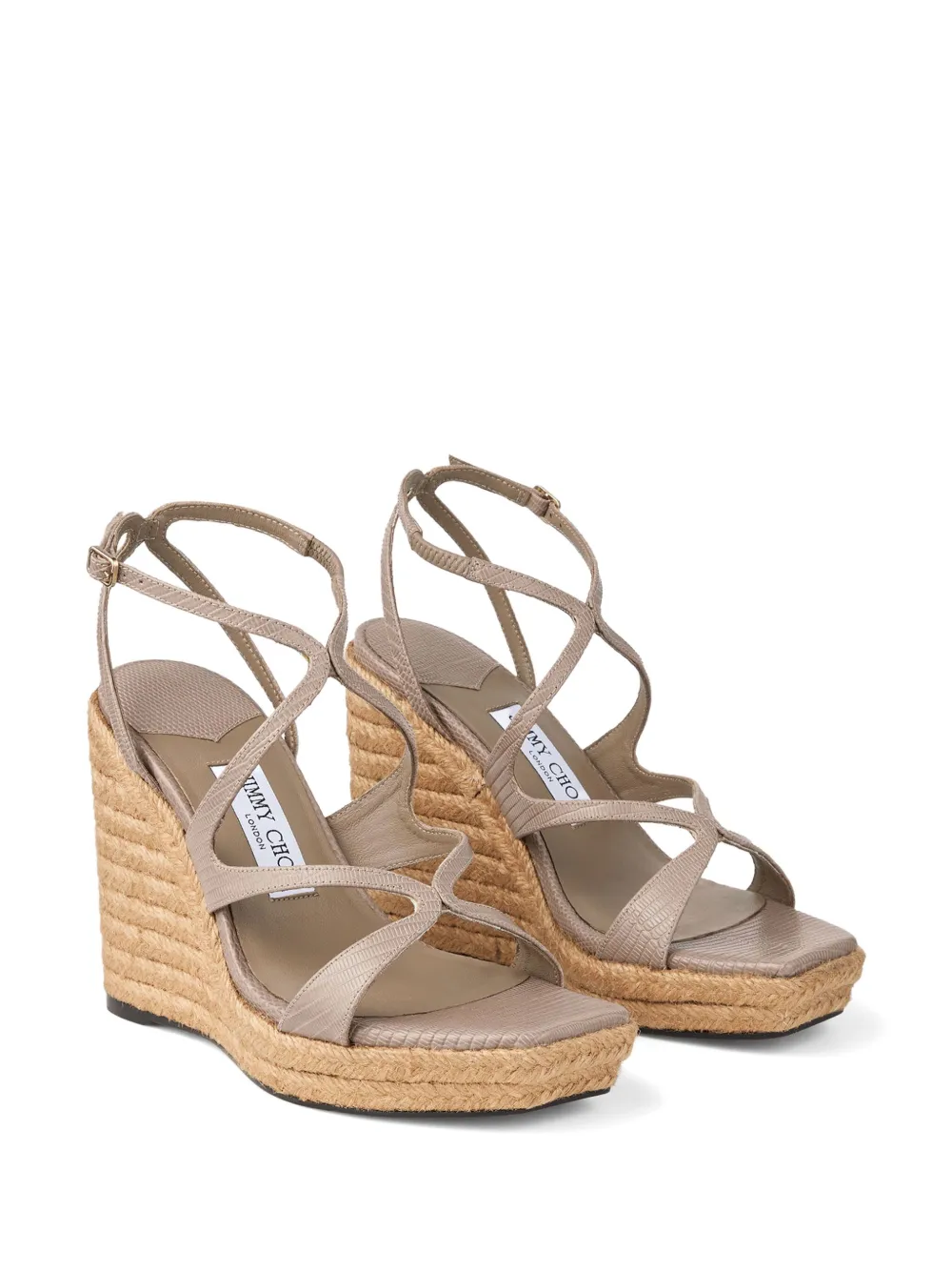 Jimmy Choo 110mm Ayla sandals Brown