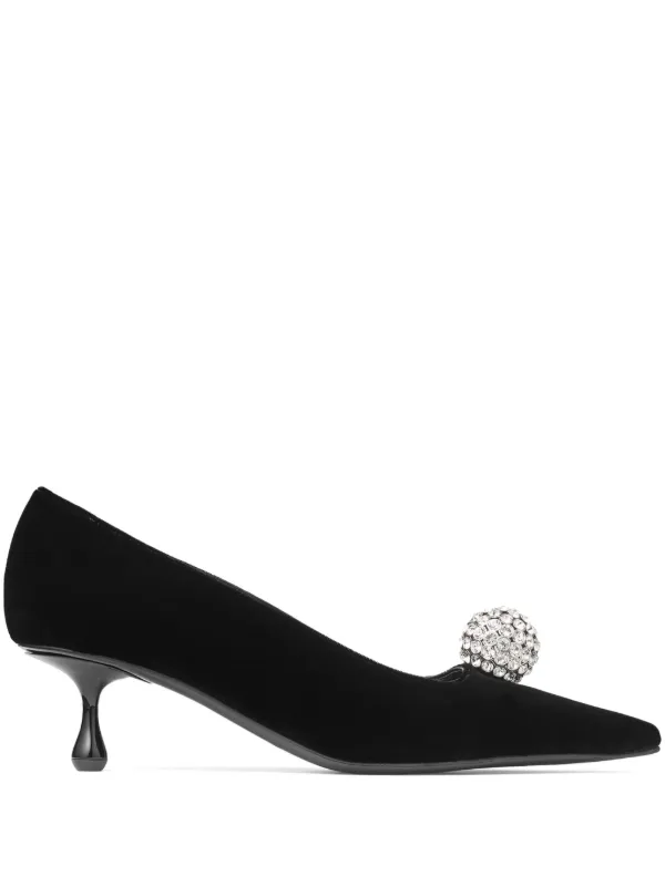 Jimmy Choo Orb 50mm パンプス | ブラック | FARFETCH JP