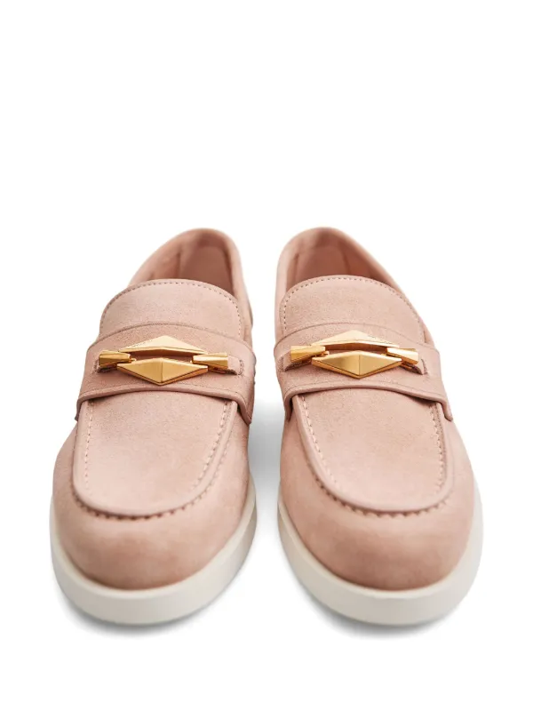Jimmy Choo Maddie Diamond loafers ローファー ピンク Jimmy Choo Maddie Diamond Loafers | Pink | FARFETCH JO