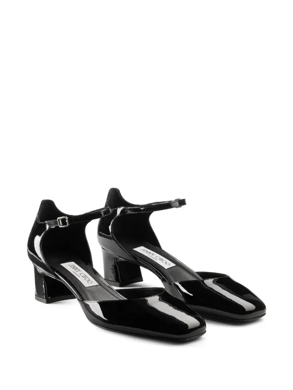 JIMMY CHOO PIXIEBH45PZBBLACKCRYSTAL 関税送料込 Jimmy Choo 45mm Pixie Pumps | Black | FARFETCH