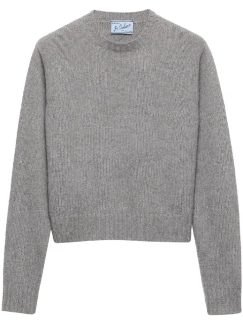 Prada ribbed knit cashmere jumper
