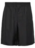 Prada silk track shorts - Black