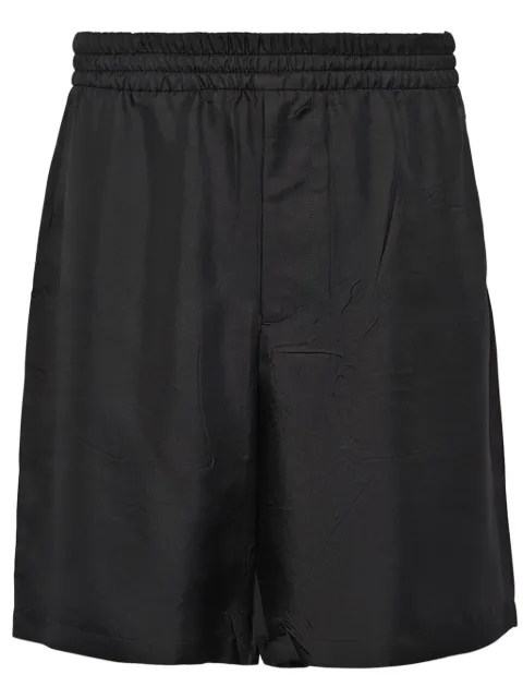 Prada silk track shorts