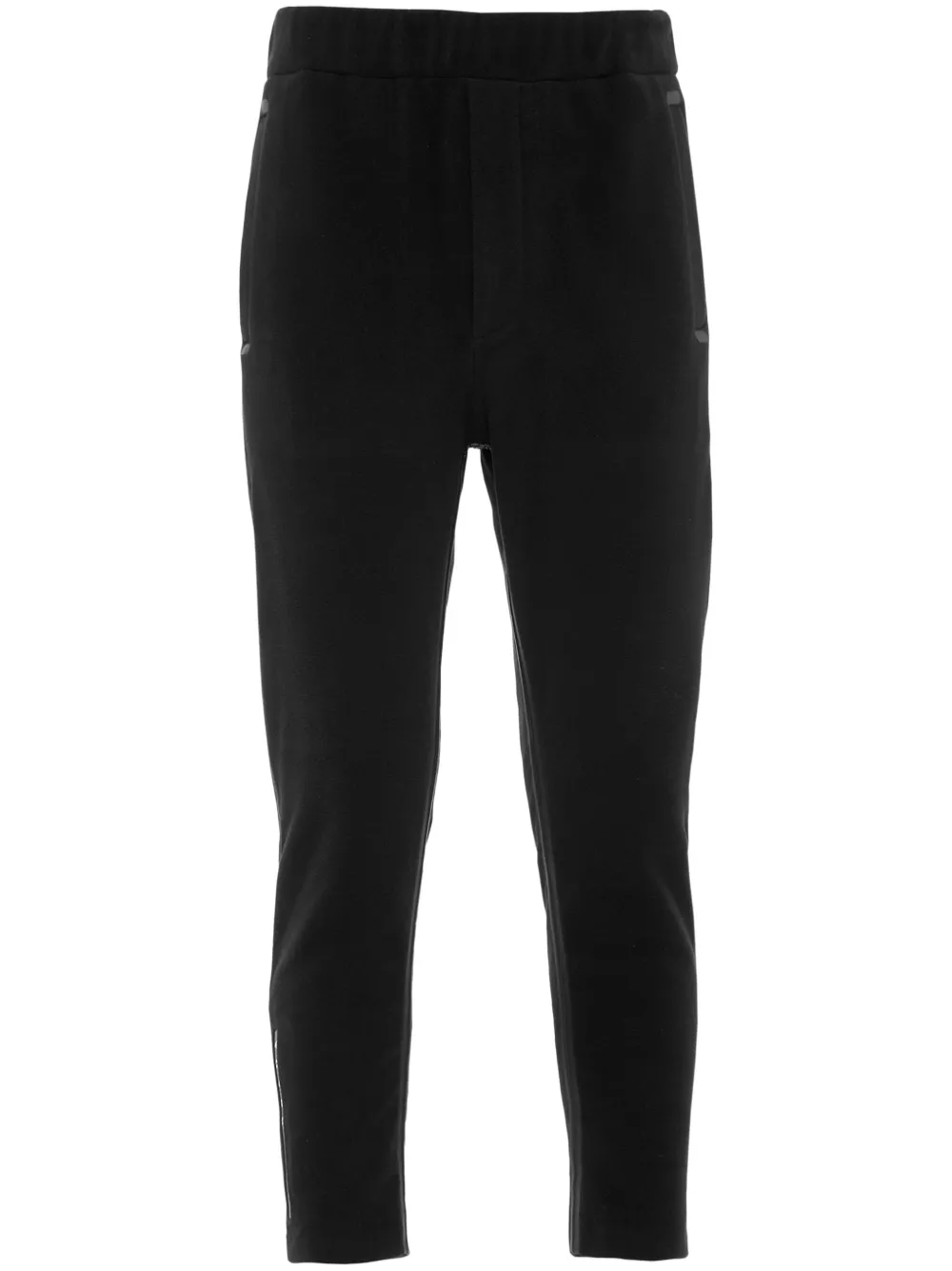 Prada Broek met logoband detail Zwart