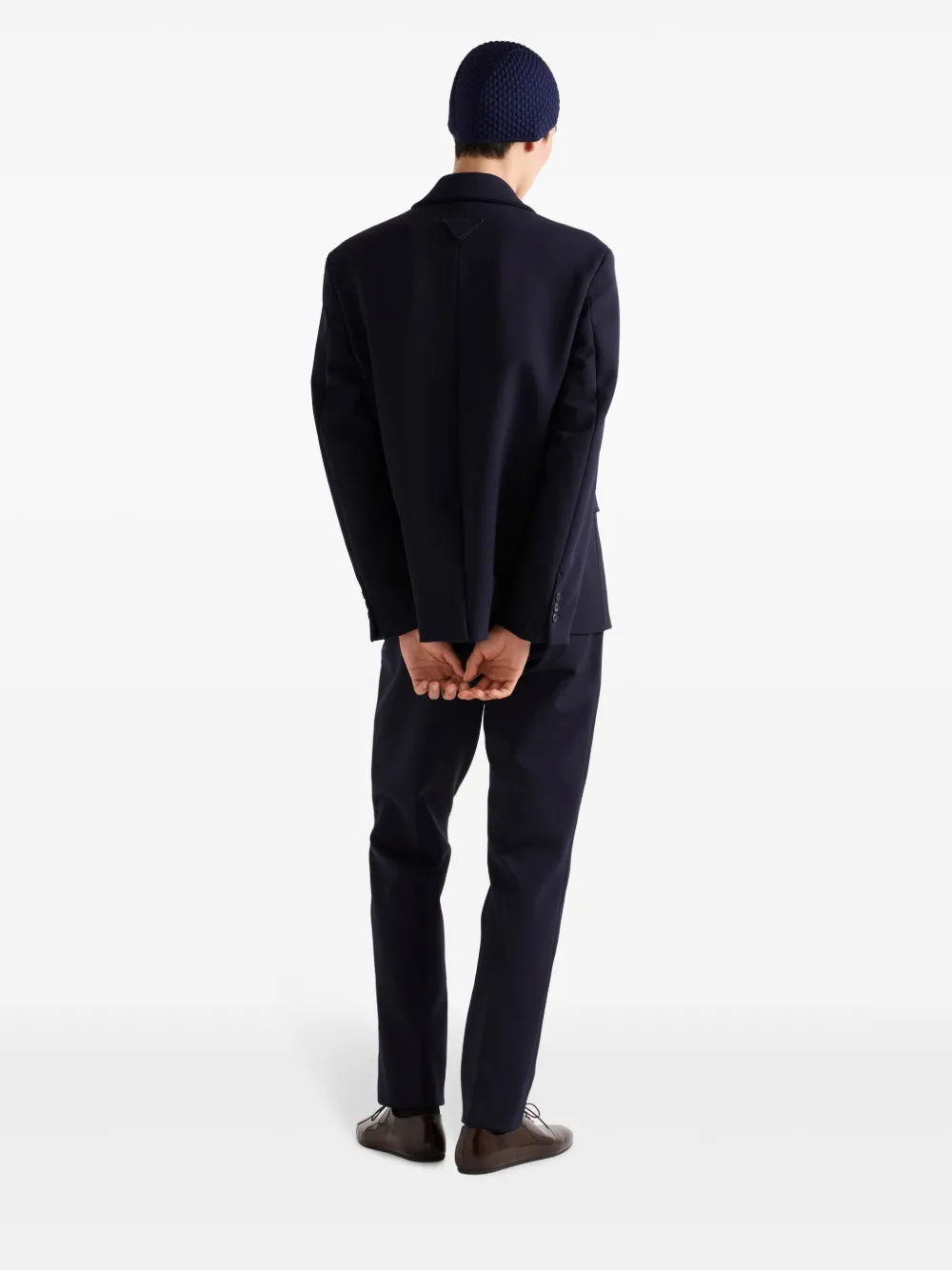 Prada Plooibroek Blauw