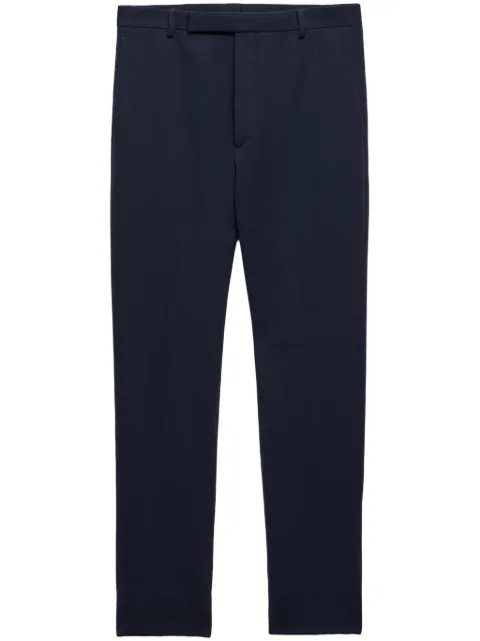 Prada pressed-crease trousers