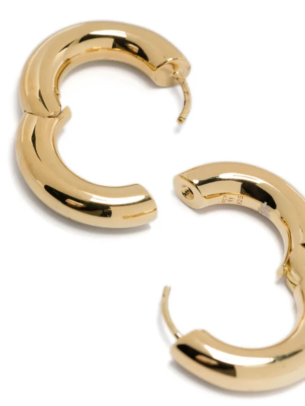 Tom Wood Chunky Hoop Earrings | Gold | FARFETCH