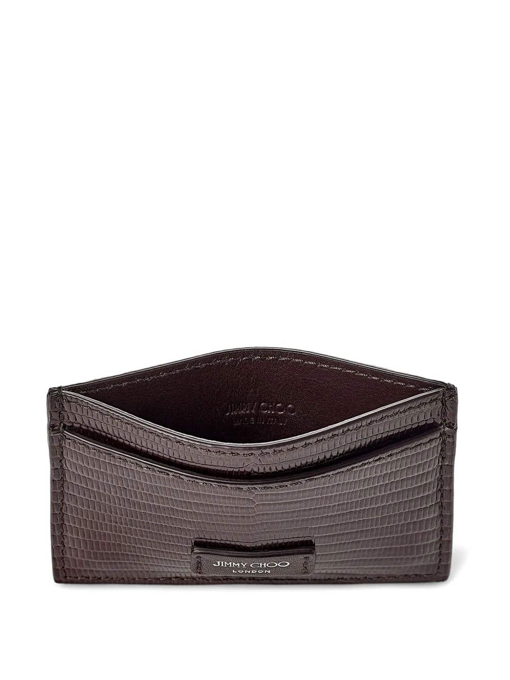 Jimmy Choo Leren pasjeshouder Bruin