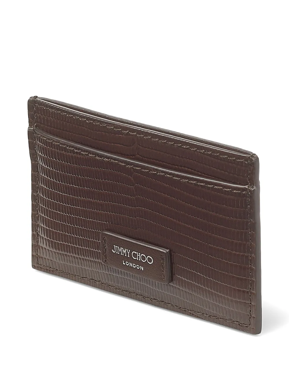 Jimmy Choo Leren pasjeshouder Bruin