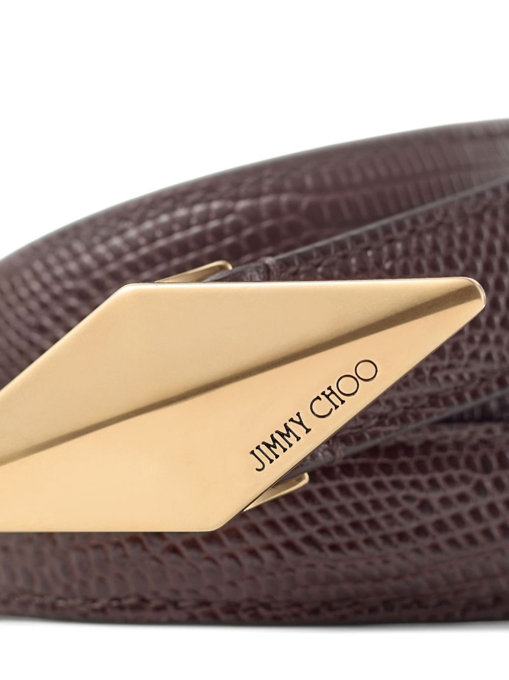 Jimmy Choo Leren riem Bruin