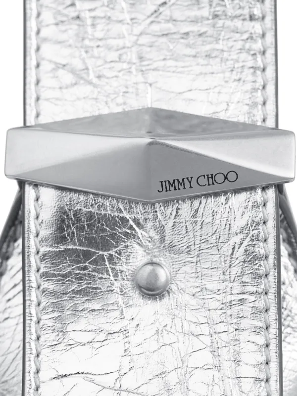 Jimmy Choo Small Diamond Shoulder Bag | Silver | FARFETCH