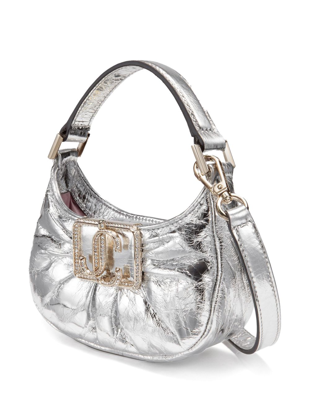 Jimmy Choo Edie mini-shopper - Zilver