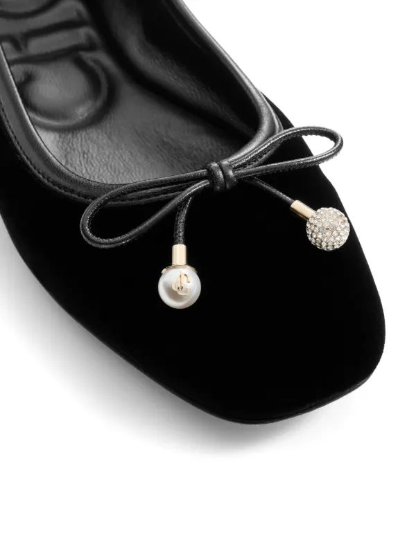 フラットシューズ Jimmy Choo FW24 Elme ballet flats (ELMEFLATNAP BLACK) Jimmy Choo Elme Ballet Flat (Women) | Nordstrom