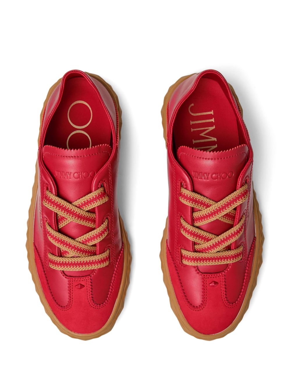 Jimmy Choo Diamond Light Flex sneakers Rood