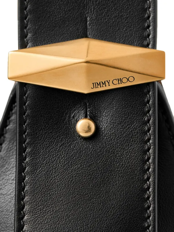 Jimmy Choo Small Diamond Shoulder Bag | Black | FARFETCH