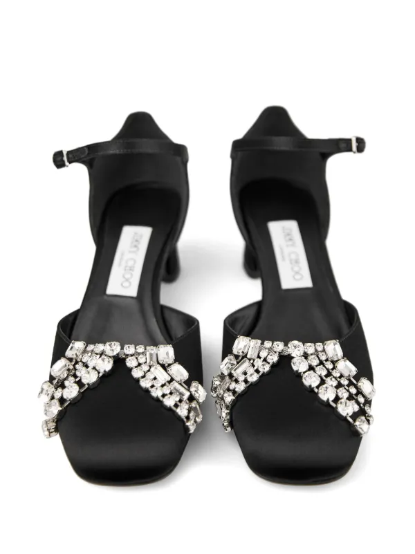 Jimmy Choo ビジュートリム パンプス | ブラック | FARFETCH JP