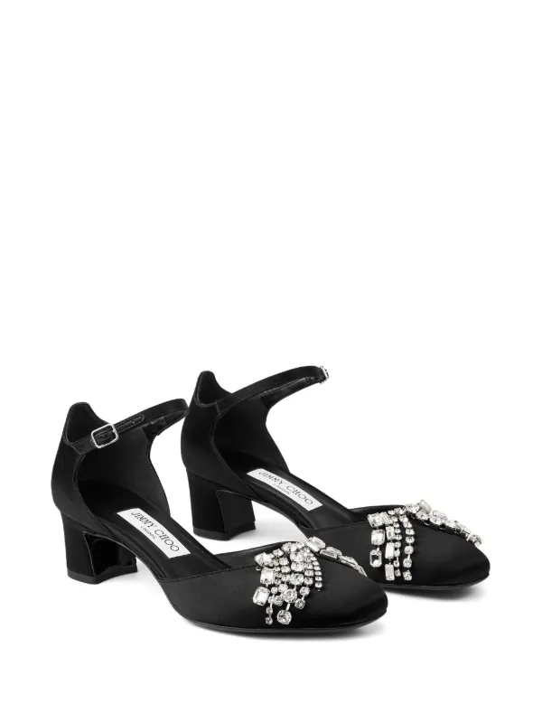 Jimmy Choo ビジュートリム パンプス | ブラック | FARFETCH JP