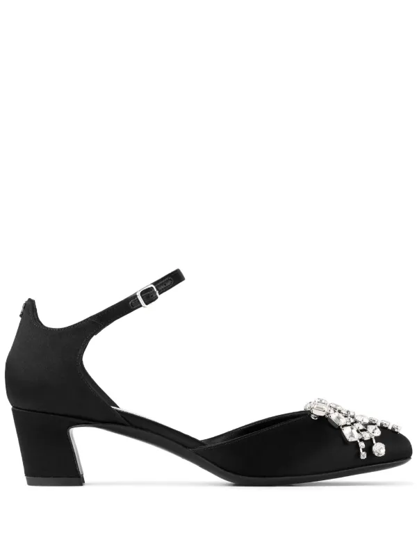 Jimmy Choo ビジュートリム パンプス | ブラック | FARFETCH JP