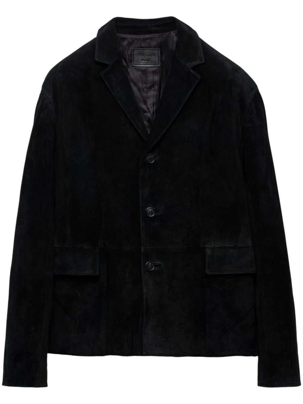 Prada suede blazer – Black