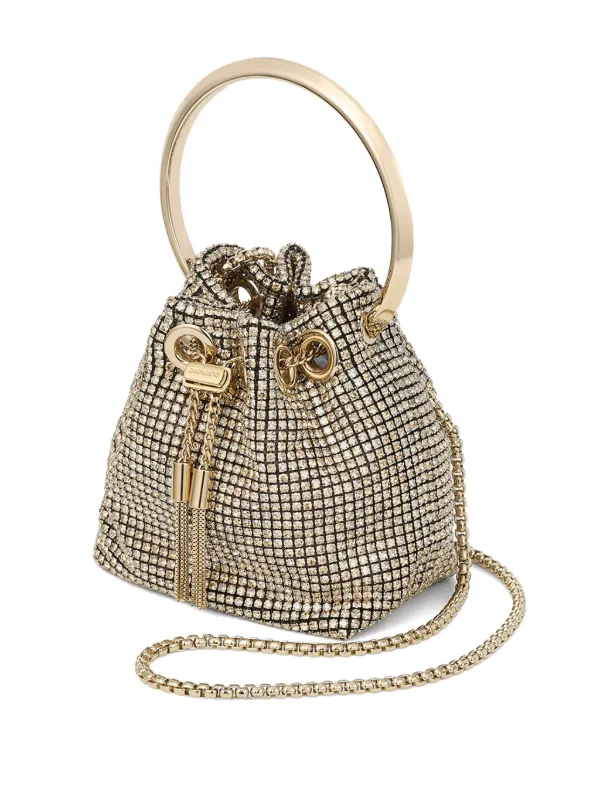 Jimmy Choo Bon Bon バケットバッグ マイクロ | ゴールドトーン