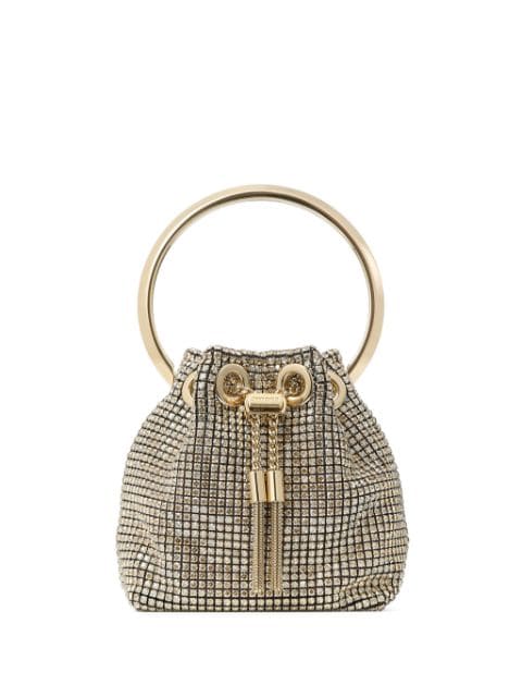 Jimmy Choo micro Bon Bon bucket bag