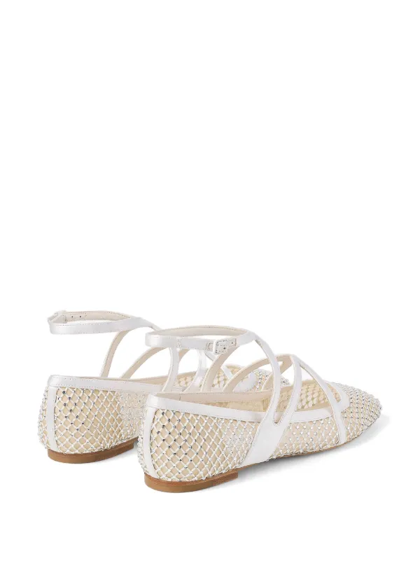 フラットシューズ JIMMY CHOO ASTORIA FLAT Jimmy Choo Astoria Ballet Flats | Neutrals | FARFETCH