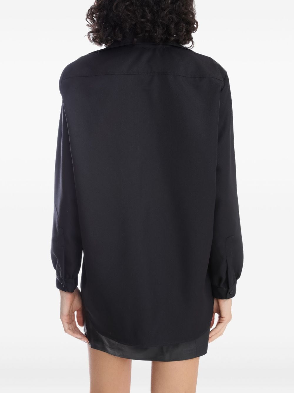 Shop Amir Slama Relaxed-fit Shirt In Black