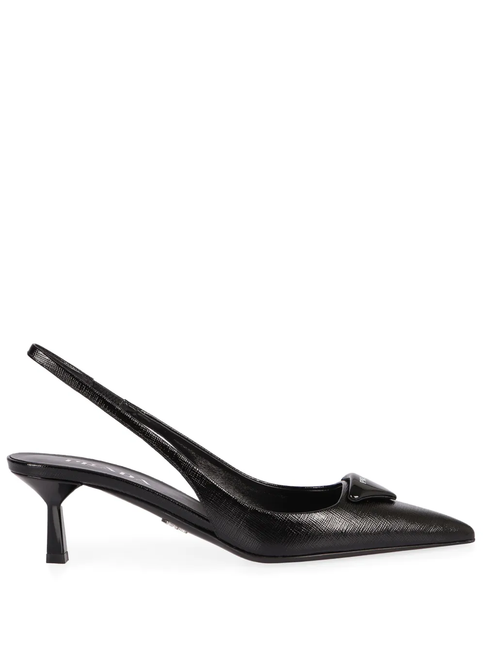 Prada leather slingback pumps | Black | Image 1