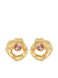 Oscar de la Renta textured earrings - Gold